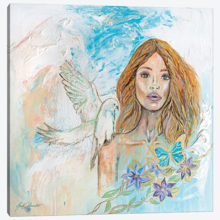 Spirit Of The Dove Canvas Print #SDD13} by Sarah Dalesandro Canvas Art Print