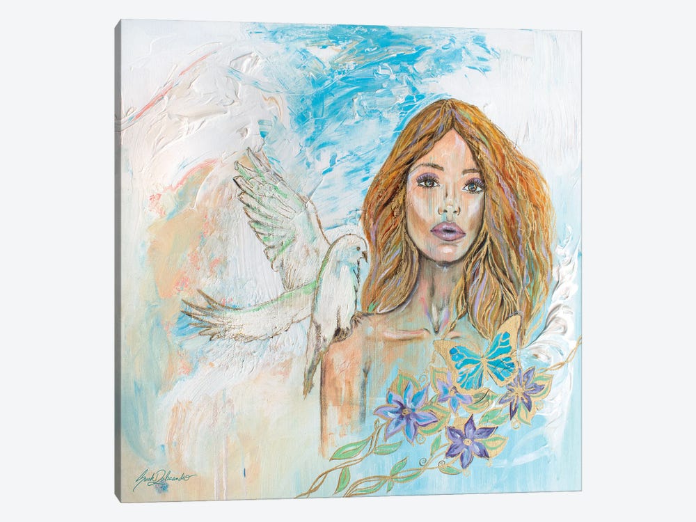Spirit Of The Dove by Sarah Dalesandro 1-piece Canvas Print