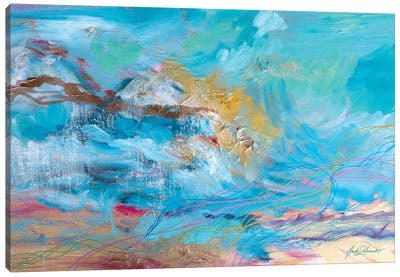In The Flow Canvas Art Print - Sarah Dalesandro