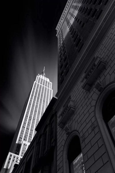 The Skyscraper of NYC in B&W by Sebastien Del Grosso art print