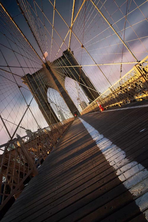 Brooklyn Bridge Web by Sebastien Del Grosso wall art