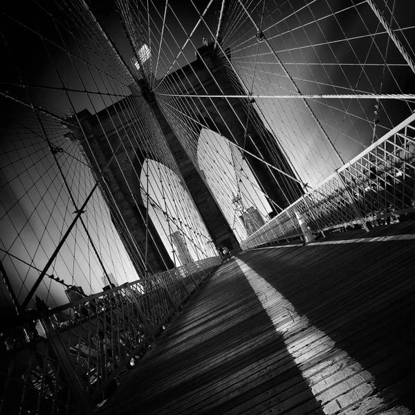Famous Bridges: Brooklyn Square by Sebastien Del Grosso