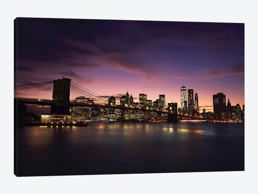 NYC Skyline At Sunset by Sebastien Del Grosso 1-piece Art Print