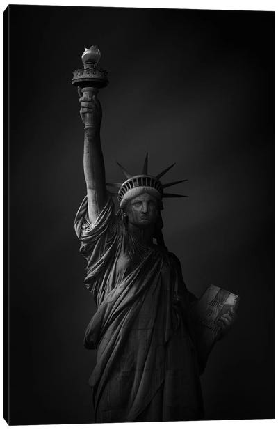 The Statue Of Liberty Canvas Art Print - Sebastien Del Grosso