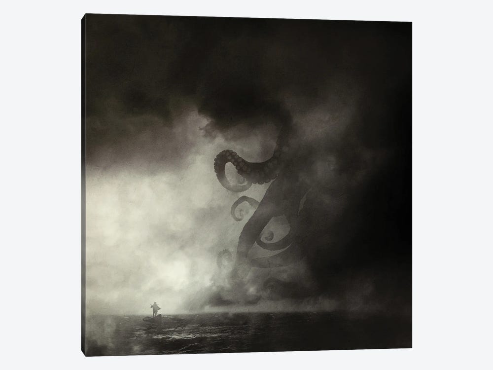 Guardian Of The Abyss by Sebastien Del Grosso 1-piece Canvas Art Print