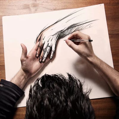 Desir d'Existance IV by Sebastien Del Grosso art print