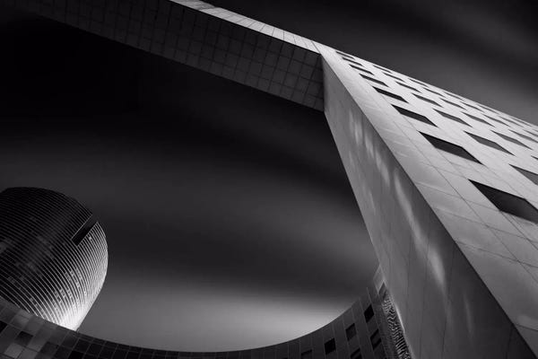 Black & White Cityscapes: Lines & Curves III by Sebastien Del Grosso