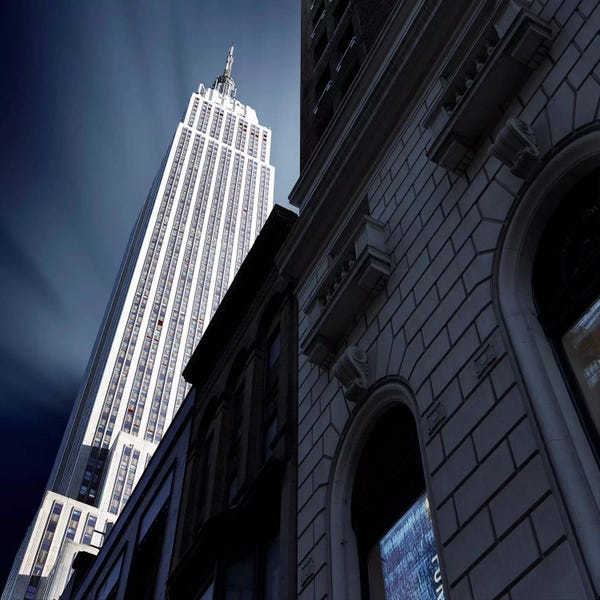 Empire State Building: NYC Square I by Sebastien Del Grosso