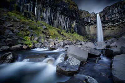 The Dark Waterfall II by Sebastien Del Grosso art print