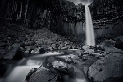 The Dark Waterfall I by Sebastien Del Grosso art print