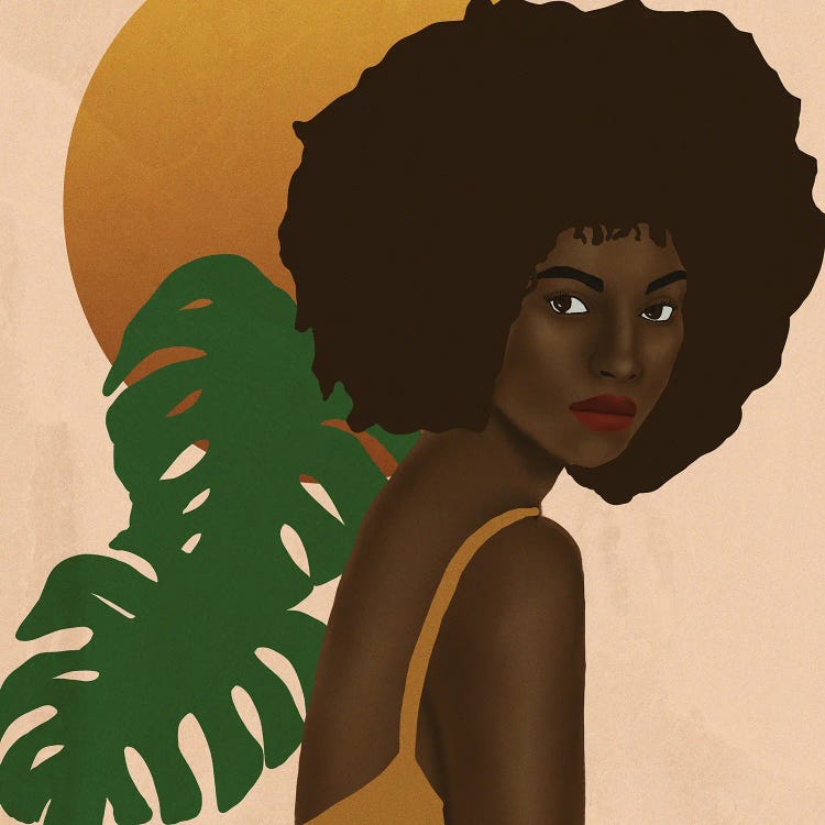 Girl In The Sun by Sarah Dahir wall art