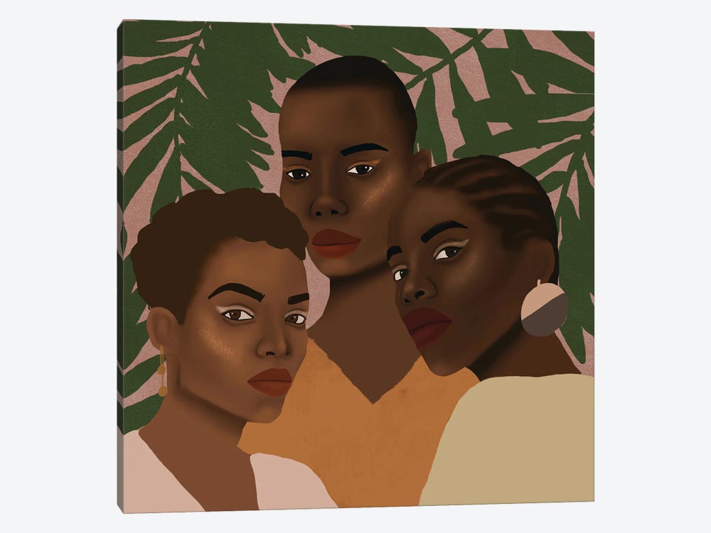 The Girls by Sarah Dahir 1-piece Canvas Print