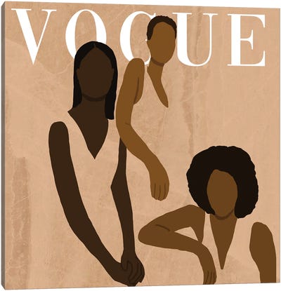 Vogue Challenge 2 Canvas Art Print - Black Lives Matter Art