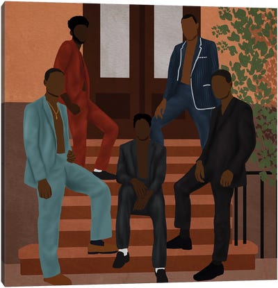 The Color Is Black Canvas Art Print - Human & Civil Rights Art