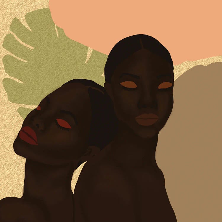 Twins by Sarah Dahir wall art