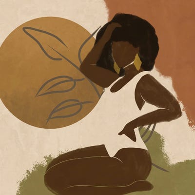 Reborn II by Sarah Dahir framed wall art