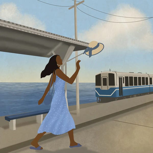 Trains: Blue by Sarah Dahir