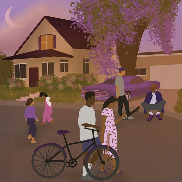 Black Joy: Purple by Sarah Dahir