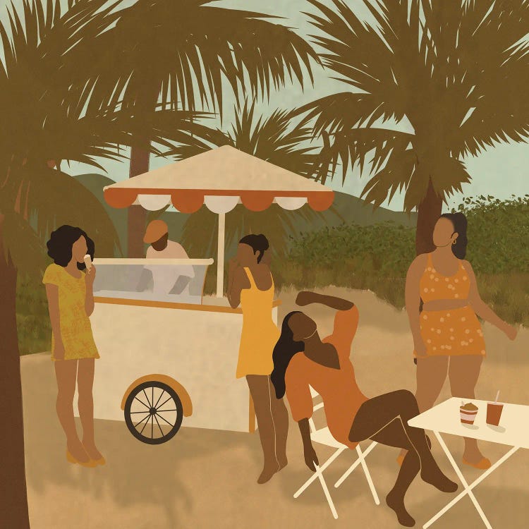 Orange by Sarah Dahir wall art