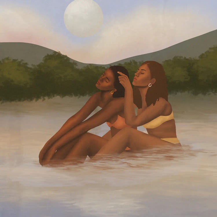 To The Moon And Back by Sarah Dahir wall art