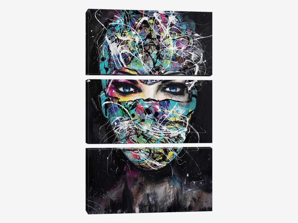 The Mask by Studio Edin 3-piece Canvas Art