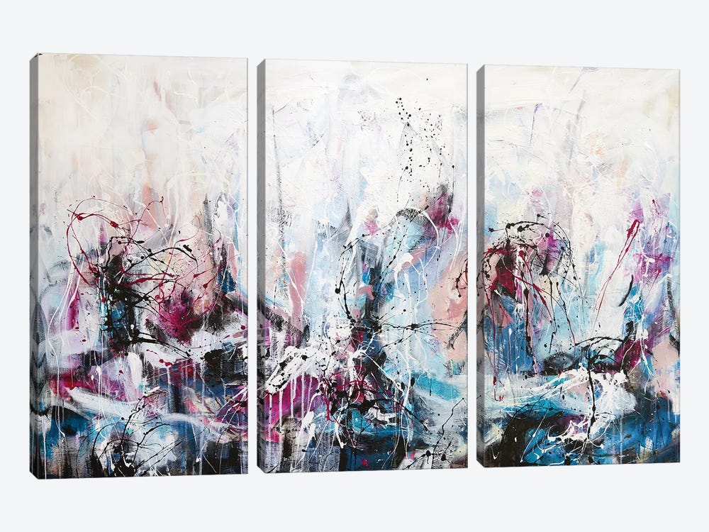 Waterfalls by Studio Edin 3-piece Canvas Art Print