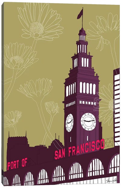 Ferry Building - San Francisco Canvas Art Print
