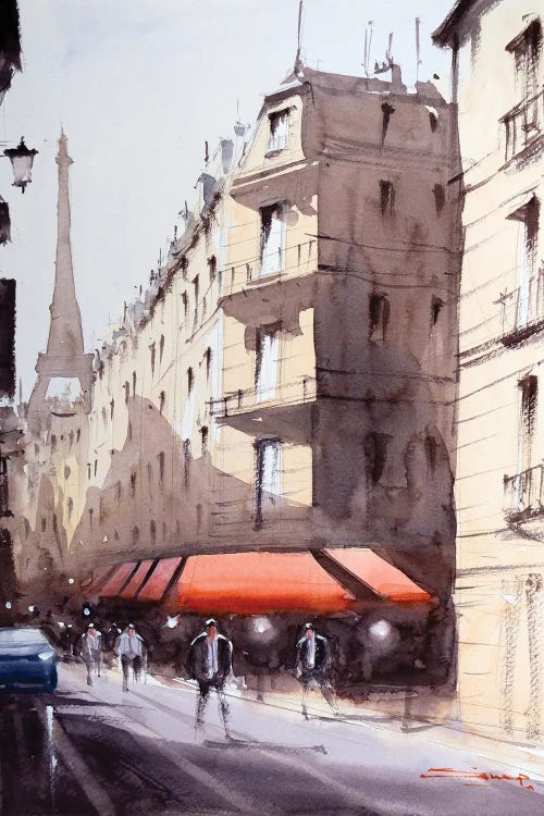 Hello Paris by Swarup Dandapat wall art