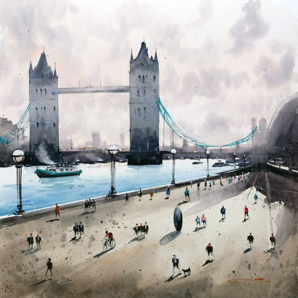 Swarup Dandapat: Tower Bridge On A Sunny Day by Swarup Dandapat