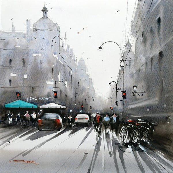 Swarup Dandapat: Morning Lights, London by Swarup Dandapat