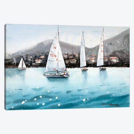 Wind In My Sails Canvas Print #SDP26} by Swarup Dandapat Canvas Print