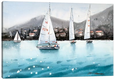 Wind In My Sails Canvas Art Print - Swarup Dandapat