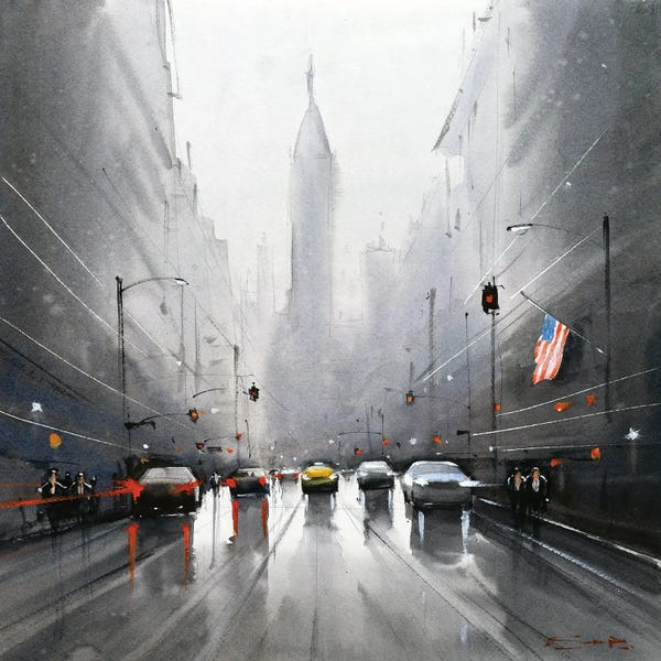 Fine Art Print: The Liquid City by Swarup Dandapat