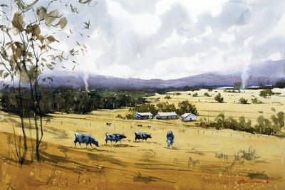 The Green Meadow II by Swarup Dandapat canvas print