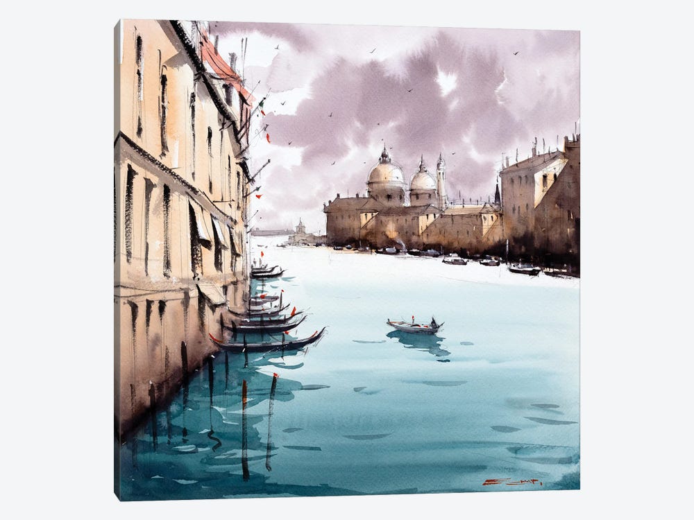 Sailing With The Venice Clouds by Swarup Dandapat 1-piece Canvas Art
