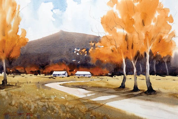 Swarup Dandapat: Fall In The Country by Swarup Dandapat