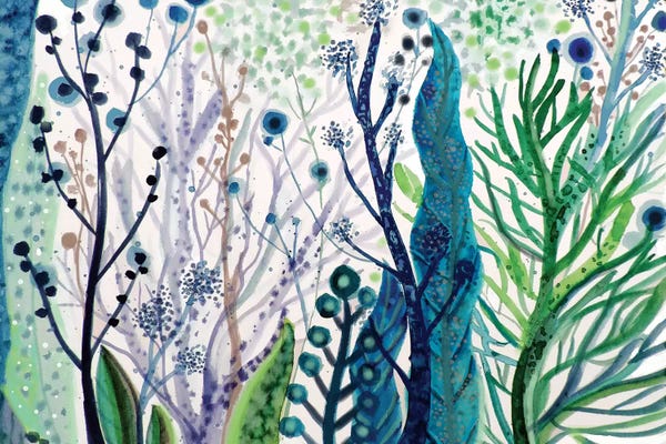 Ocean Blues: Algae by Sylvie Demers