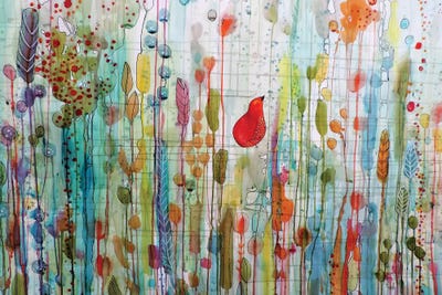 Une Ame Dans Le Jardin by Sylvie Demers canvas print