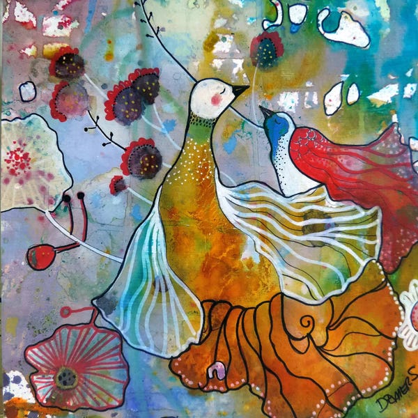 Dreamy Watercolor Artists: La Danse by Sylvie Demers