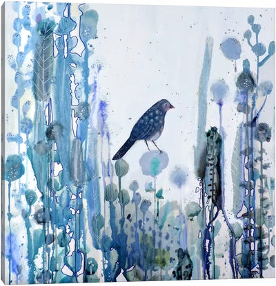 L'heure Bleue Canvas Art Print - Sylvie Demers