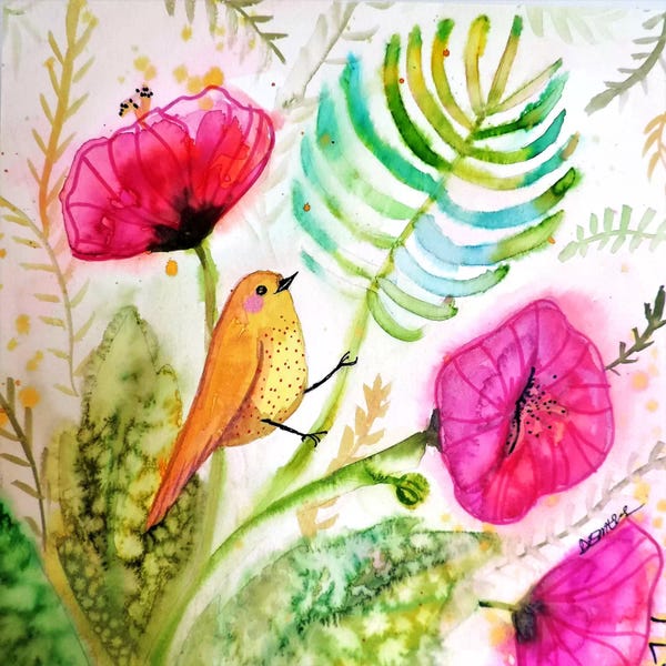 Dreamy Watercolor Artists: Tropicoco by Sylvie Demers