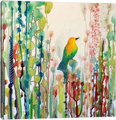 Voir le Monde Autrement Canvas Art Print - Bird Art