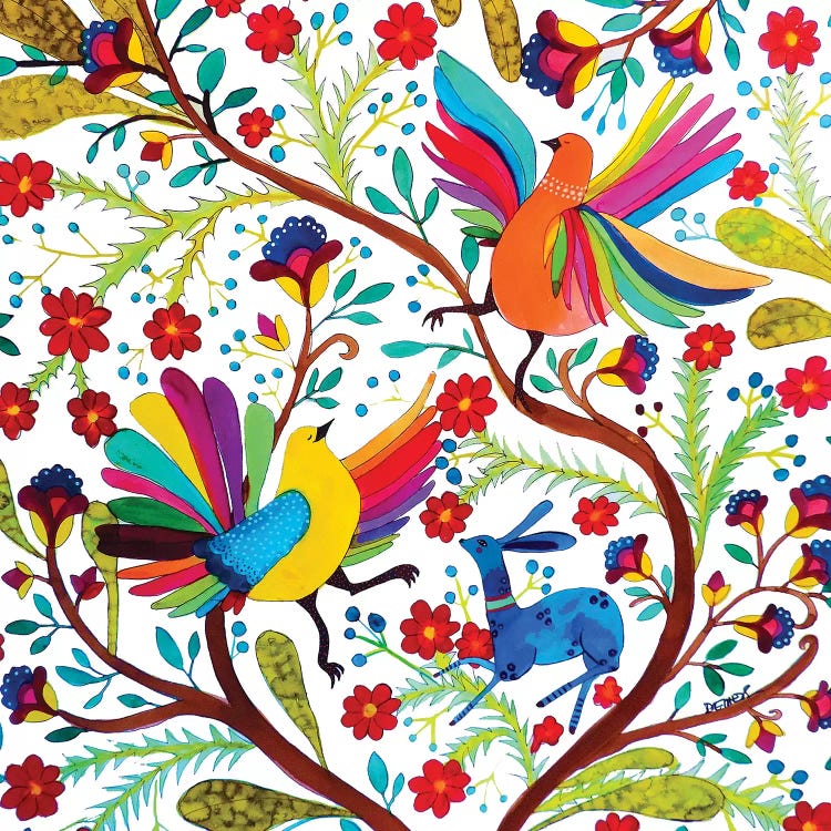 Amate1 by Sylvie Demers wall art