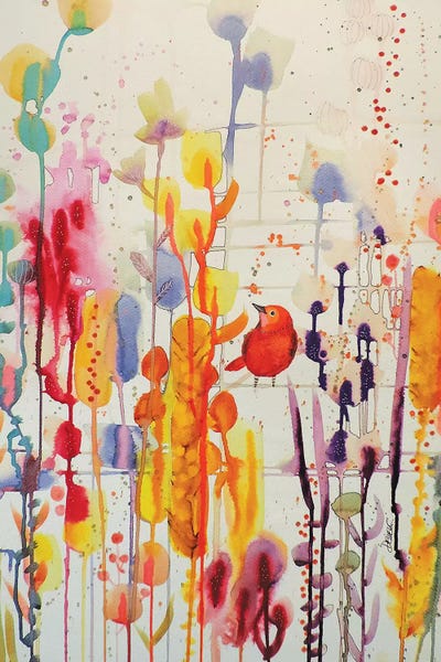 La Vie Comme Une Fete by Sylvie Demers canvas print