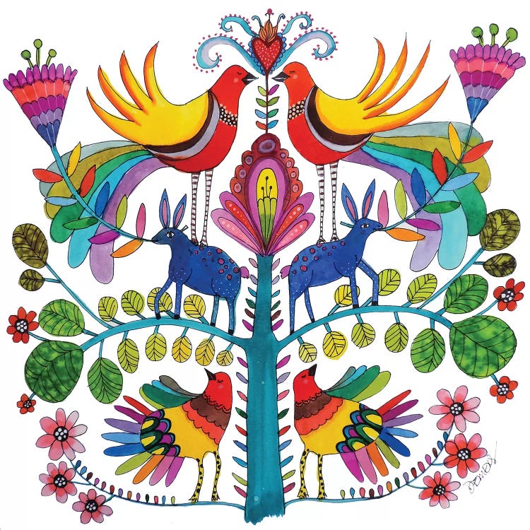 Otomi Love by Sylvie Demers wall art