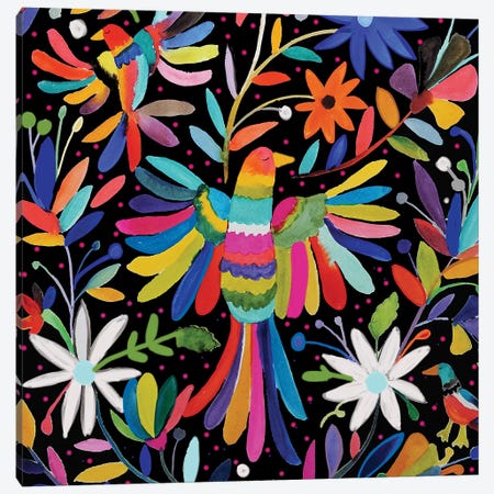Pajaros Carre Canvas Print #SDS247} by Sylvie Demers Canvas Art