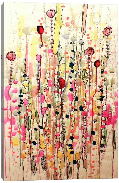 Samsara Canvas Art Print - Fun Florals
