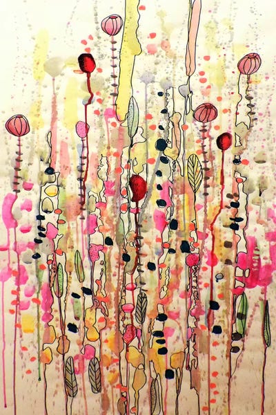 Abstract Watercolors: Samsara by Sylvie Demers