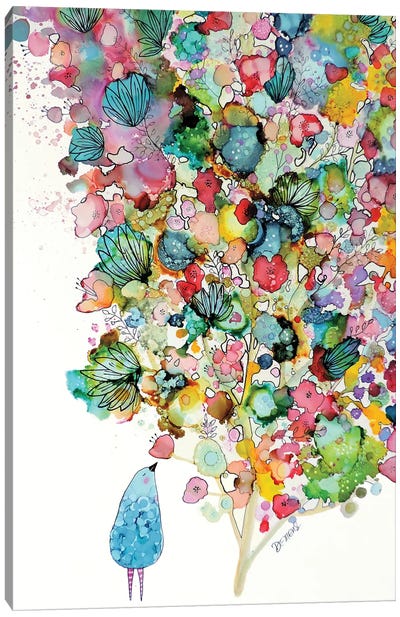 La Beaute En Offrande Canvas Art Print - Floral & Botanical Art