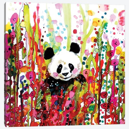 Panda Canvas Print #SDS293} by Sylvie Demers Canvas Wall Art